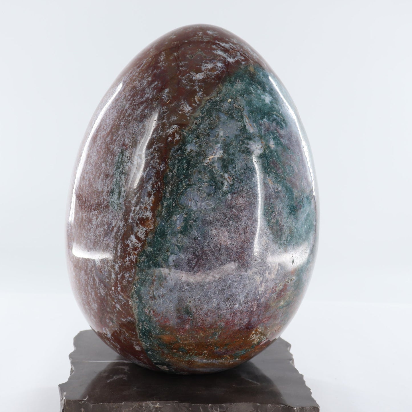 Large Ocean Jasper Egg (Stand NOT included)