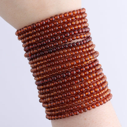 One Hessonite Garnet Bracelet