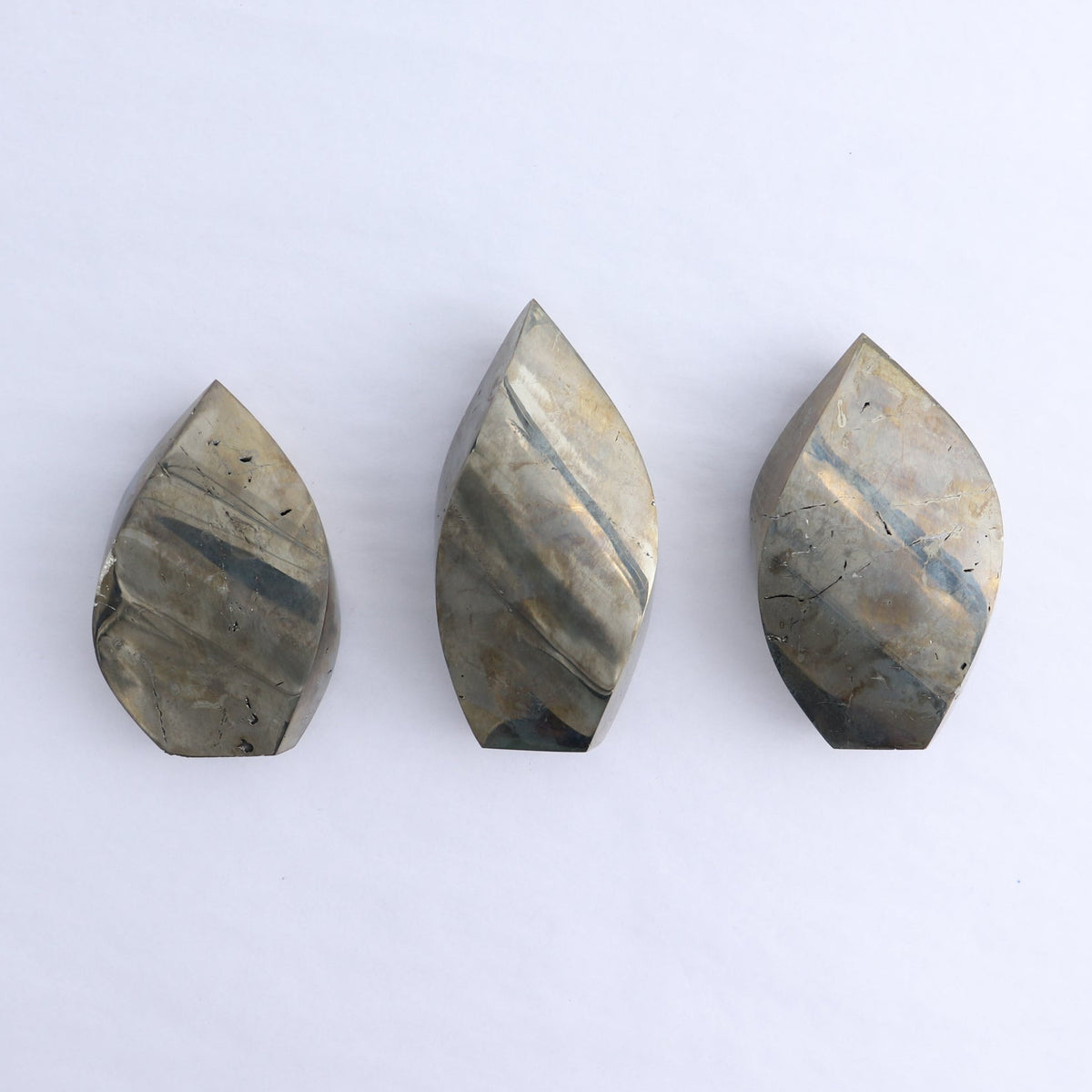 Pyrite Freeforms Set of 3
