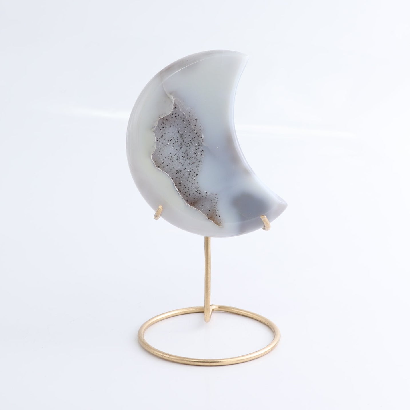 Agate Moons with Stand Set of 5 - Expert Wholesale and Supplier of Wholesale Crystals & Bulk Gemstones, ["Agate","Brazil","moons"]