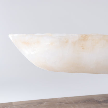 Mexican Onyx/Calcite Canoe Bowl - Expert Wholesale and Supplier of Wholesale Crystals & Bulk Gemstones, ["Bowls","Calcite","canoe","Mexico","onyx"]