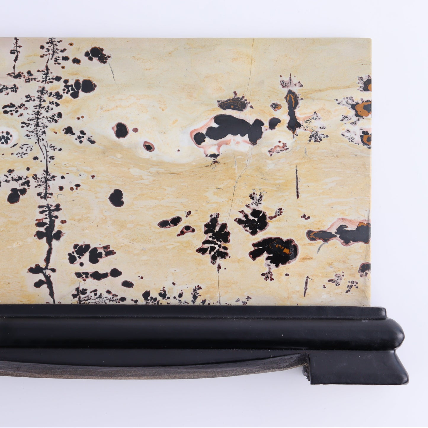 Picture Jasper Slab on Wooden Stand - Expert Wholesale and Supplier of Wholesale Crystals & Bulk Gemstones, ["China","Picture Jasper","Slices and Slabs"]