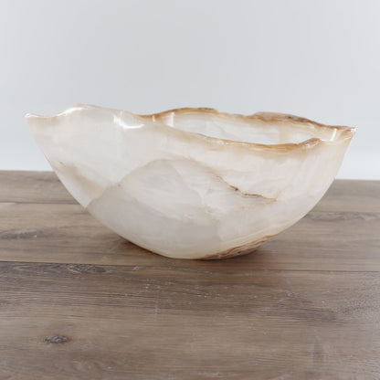 Mexican Onyx/Calcite Bowl 12"