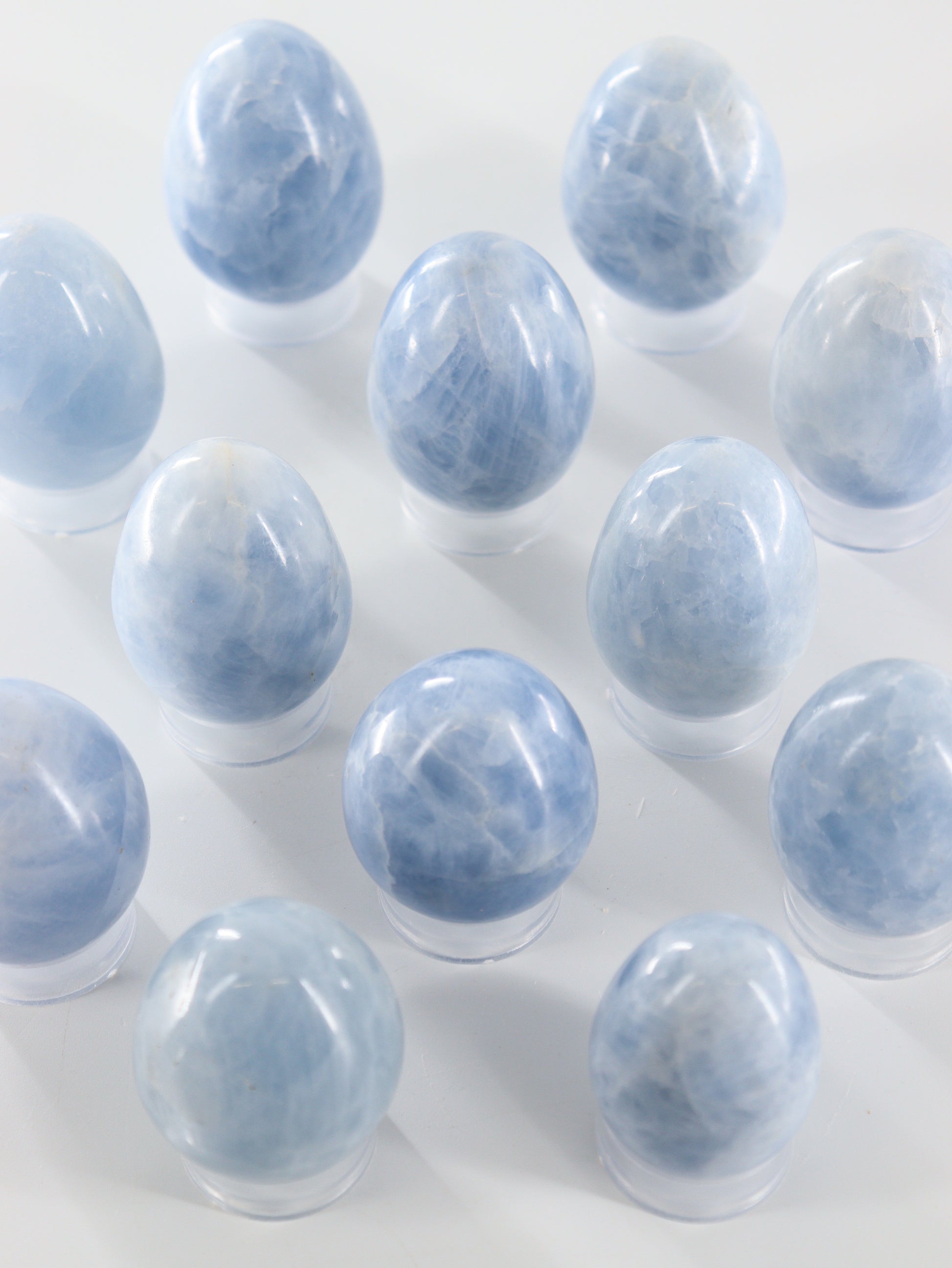 Calcite Eggs Set of 12 - Expert Wholesale and Supplier of Wholesale Crystals & Bulk Gemstones, []