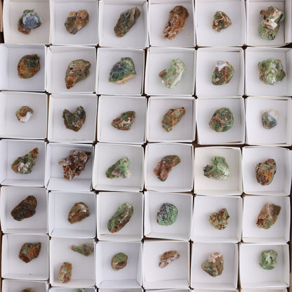 Chrome Chalcedony Flat of 55 - Expert Wholesale and Supplier of Wholesale Crystals & Bulk Gemstones, ["Chalcedony","Chrome Chalcedony"]
