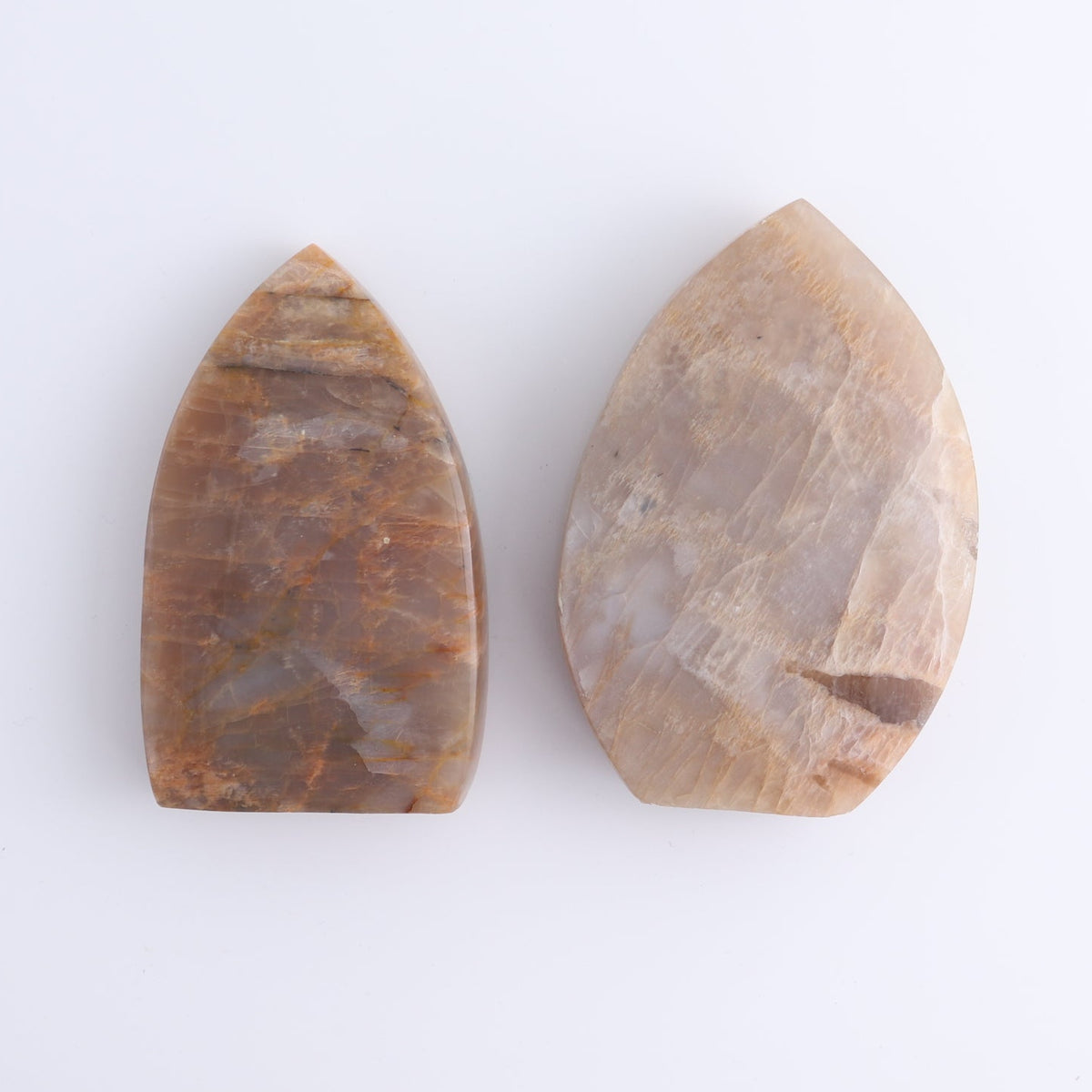 Peach Moonstone Freeform Set of 6 | Mi Esperanza Minerals | Supplier of Crystals and Onyx