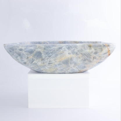 Blue Calcite Bowl - Expert Wholesale and Supplier of Wholesale Crystals & Bulk Gemstones, ["Blue Calcite","bowl","Bowls","Calcite","Mexico"]