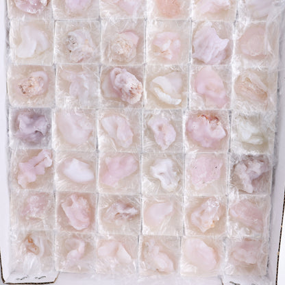 Chalcedony Clusters Set of 54