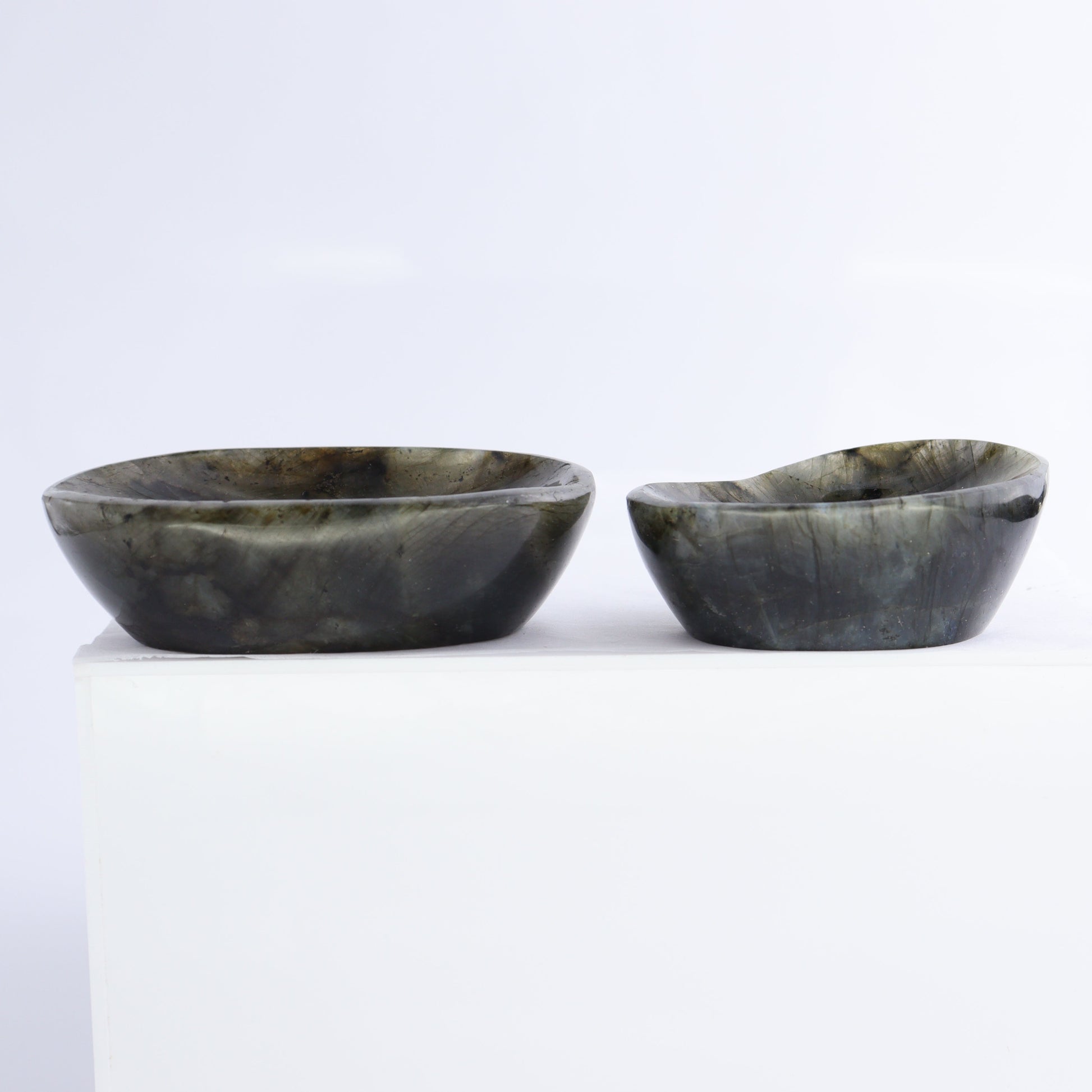 Labradorite Bowls Set of 10 - Expert Wholesale and Supplier of Wholesale Crystals & Bulk Gemstones, ["Bowls","Labradorite","Madagascar"]