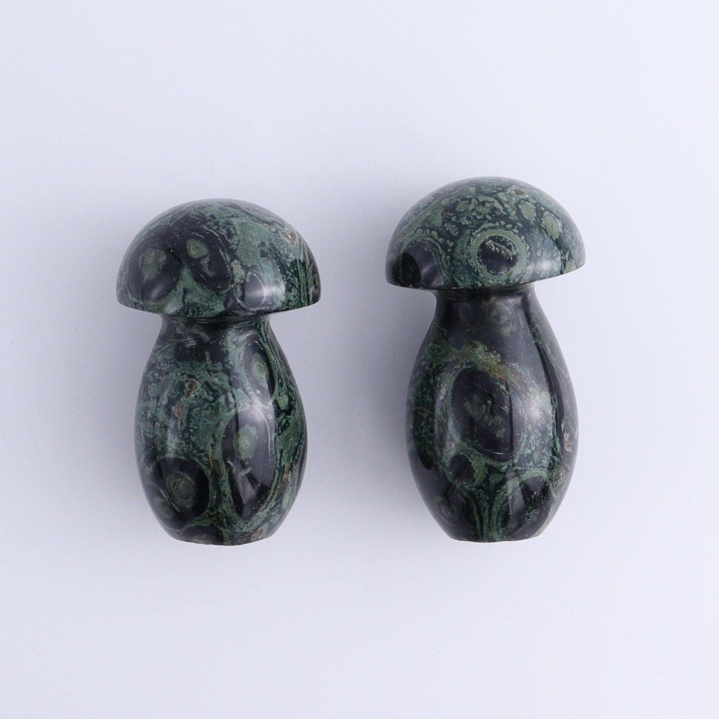 Kambaba Jasper Mushrooms Set of 7 - Expert Wholesale and Supplier of Wholesale Crystals & Bulk Gemstones, ["Kambaba Jasper","Madagascar","Mushrooms"]