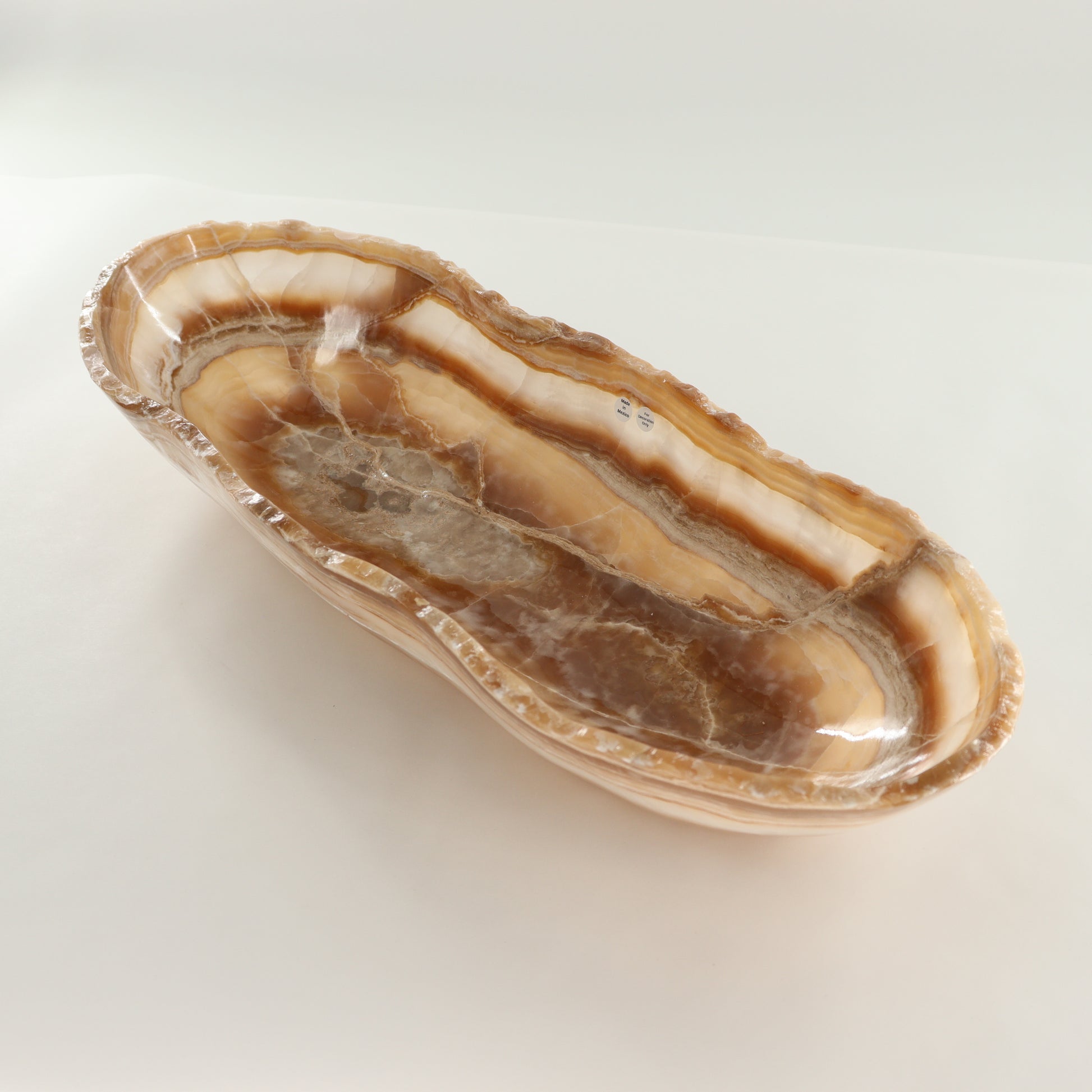 Onyx Canoe Bowl - Expert Wholesale and Supplier of Wholesale Crystals & Bulk Gemstones, ["Bowls","canoe","Mexico","onyx"]