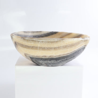 Mexican Onyx/Calcite Bowl 10"