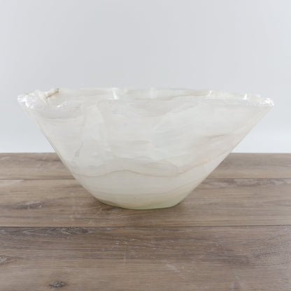 Mexican Onyx/Calcite Bowl 15"