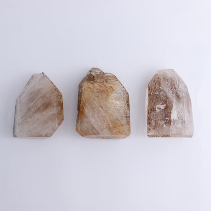 Quartz Freeform Set of 3 - Expert Wholesale and Supplier of Wholesale Crystals & Bulk Gemstones, ["Freeform","Madagascar","Quartz"]