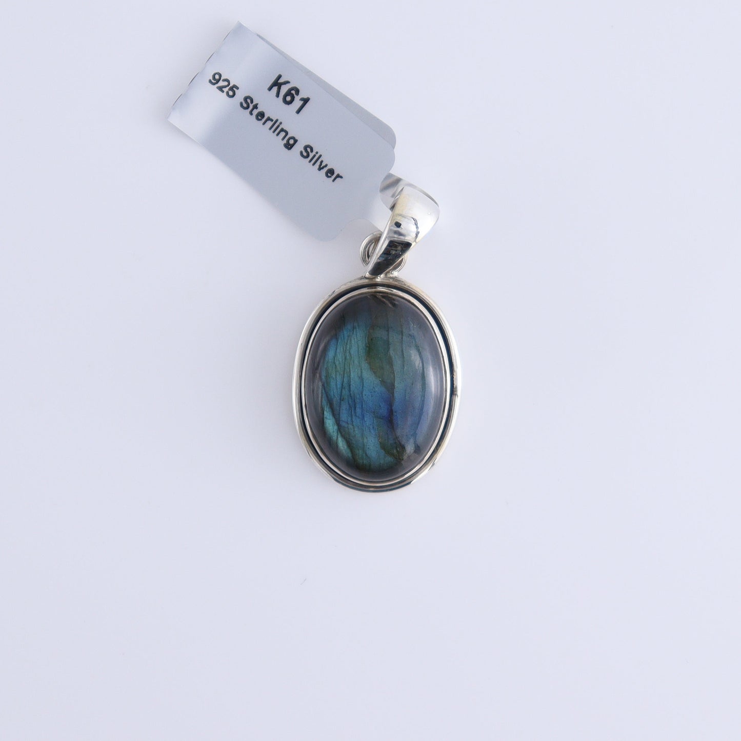 One Labradorite Sterling Silver Pendant (chain not included) - Expert Wholesale and Supplier of Wholesale Crystals & Bulk Gemstones, ["Labradorite","Pendant","sterling silver"]