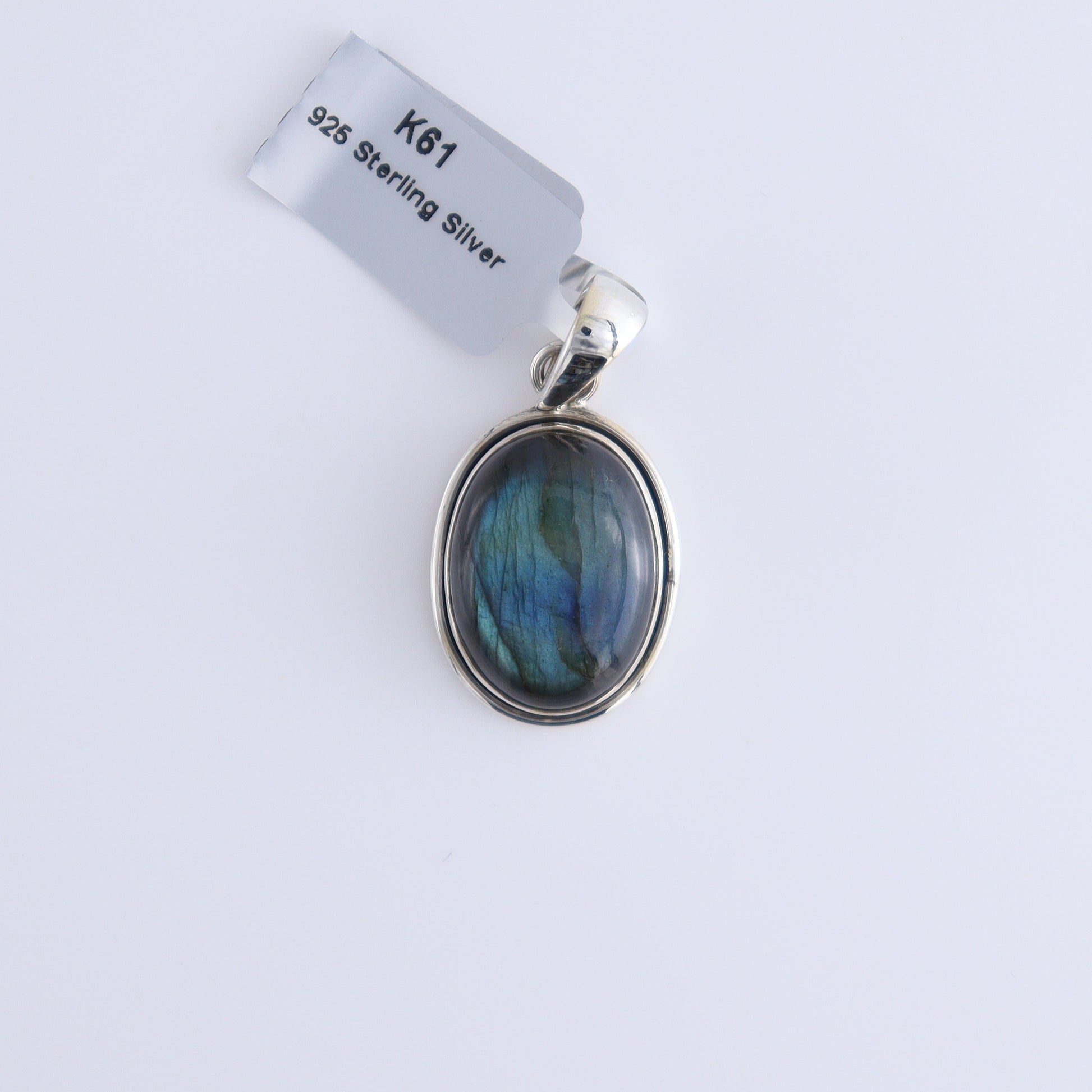 One Labradorite Sterling Silver Pendant (chain not included) - Expert Wholesale and Supplier of Wholesale Crystals & Bulk Gemstones, ["Labradorite","Pendant","sterling silver"]