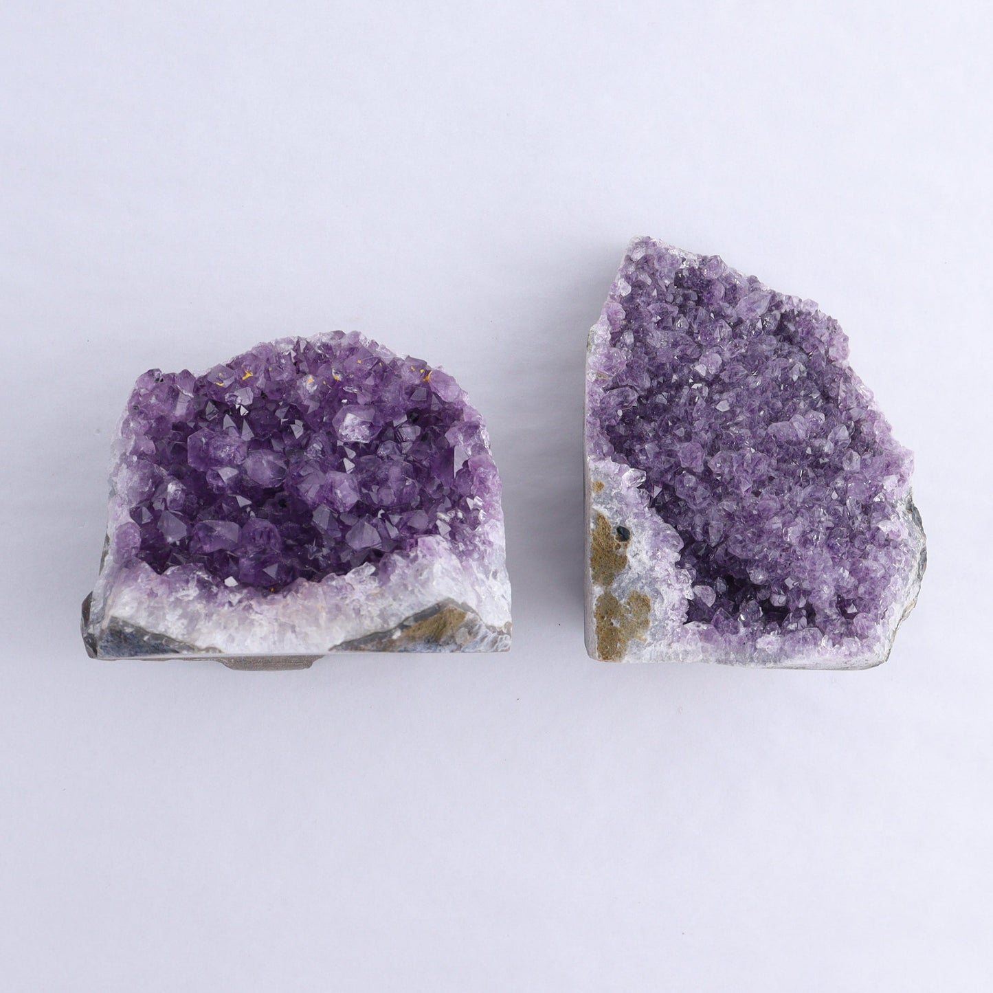 Uruguay Amethyst Cut Base Set of 8 - Expert Wholesale and Supplier of Wholesale Crystals & Bulk Gemstones, ["Amethyst","Cut Base","Uruguay"]