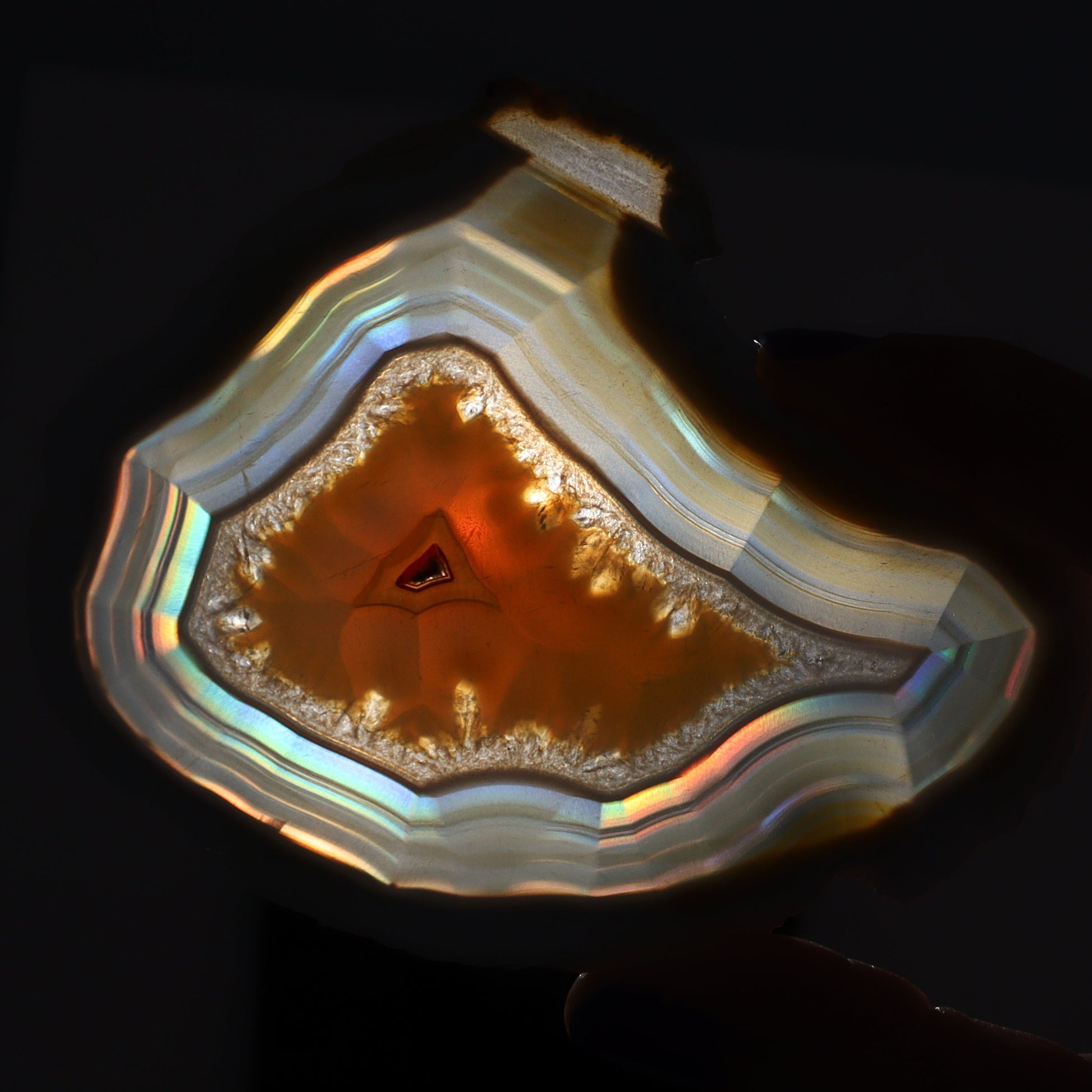 Iris Agate Slices Set of 6 - Expert Wholesale and Supplier of Wholesale Crystals & Bulk Gemstones, ["Agate","Iris Agate","Slices and Slabs"]