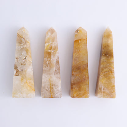 Golden Healer Towers Set of 4 - Expert Wholesale and Supplier of Wholesale Crystals & Bulk Gemstones, ["Brazil","Golden Healer","Towers"]