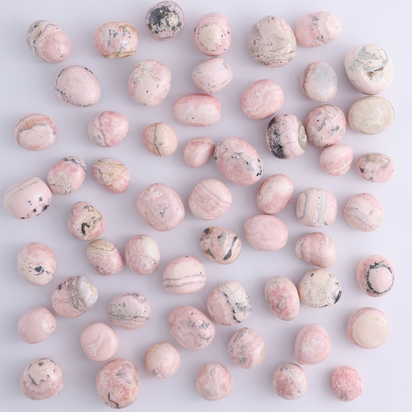 Rhodonite Tumbles 1 kg Set - Expert Wholesale and Supplier of Wholesale Crystals & Bulk Gemstones, ["Rhodonite","tumbles"]
