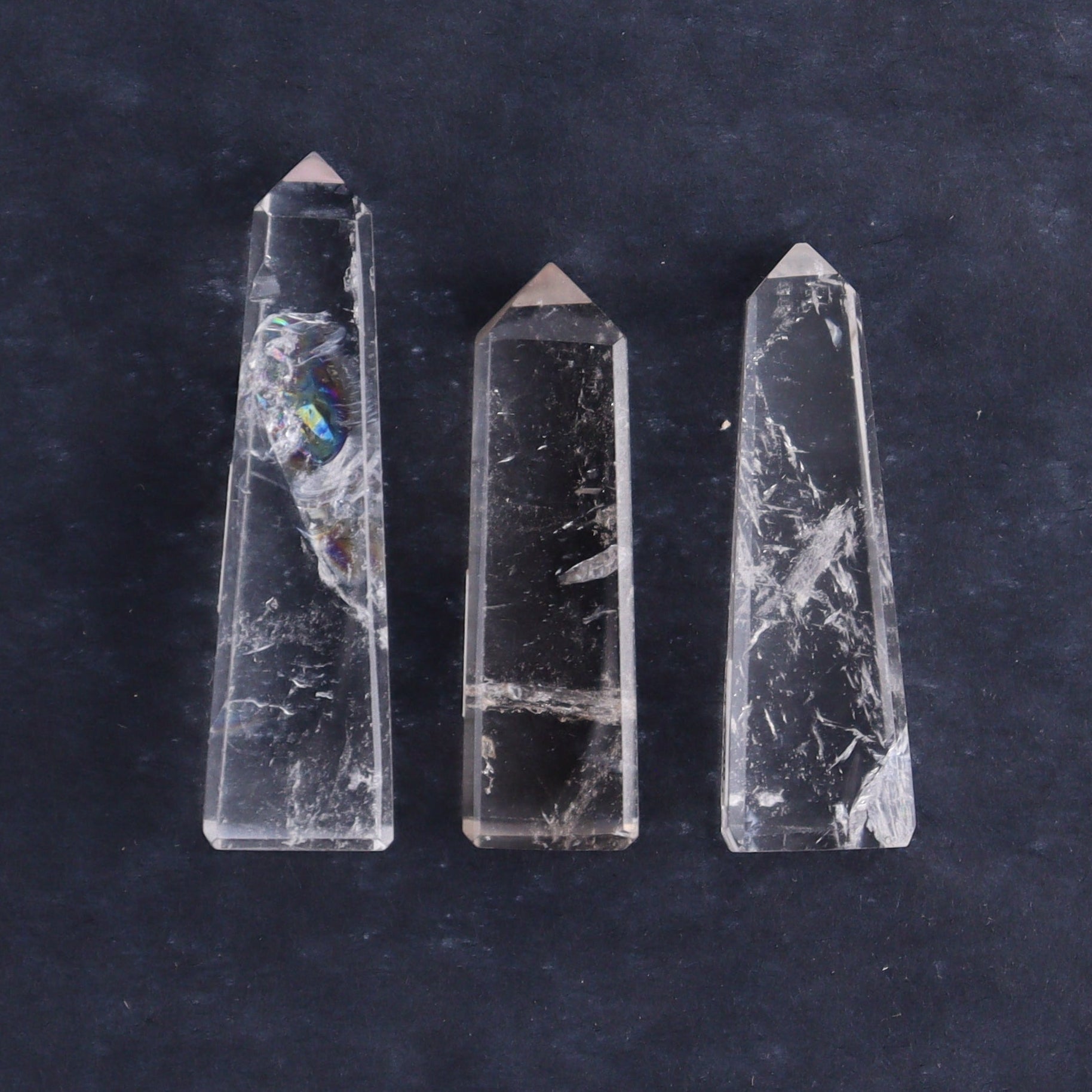 Quartz Towers Set of 14 - Expert Wholesale and Supplier of Wholesale Crystals & Bulk Gemstones, ["Brazil","Clear Quartz","Points","Quartz","Towers"]