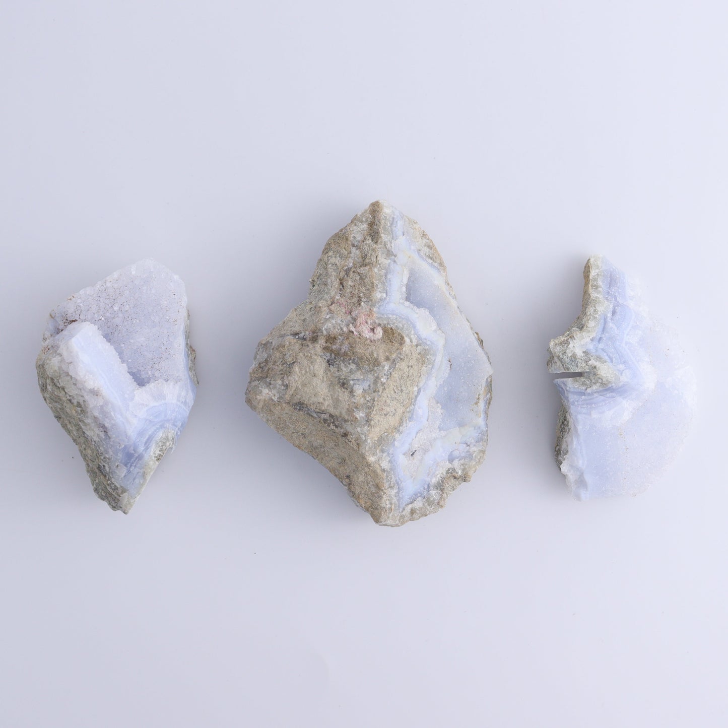 Blue Lace Agate Freeforms Set of 12