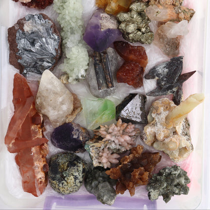 Mixed Minerals Flat from Morocco