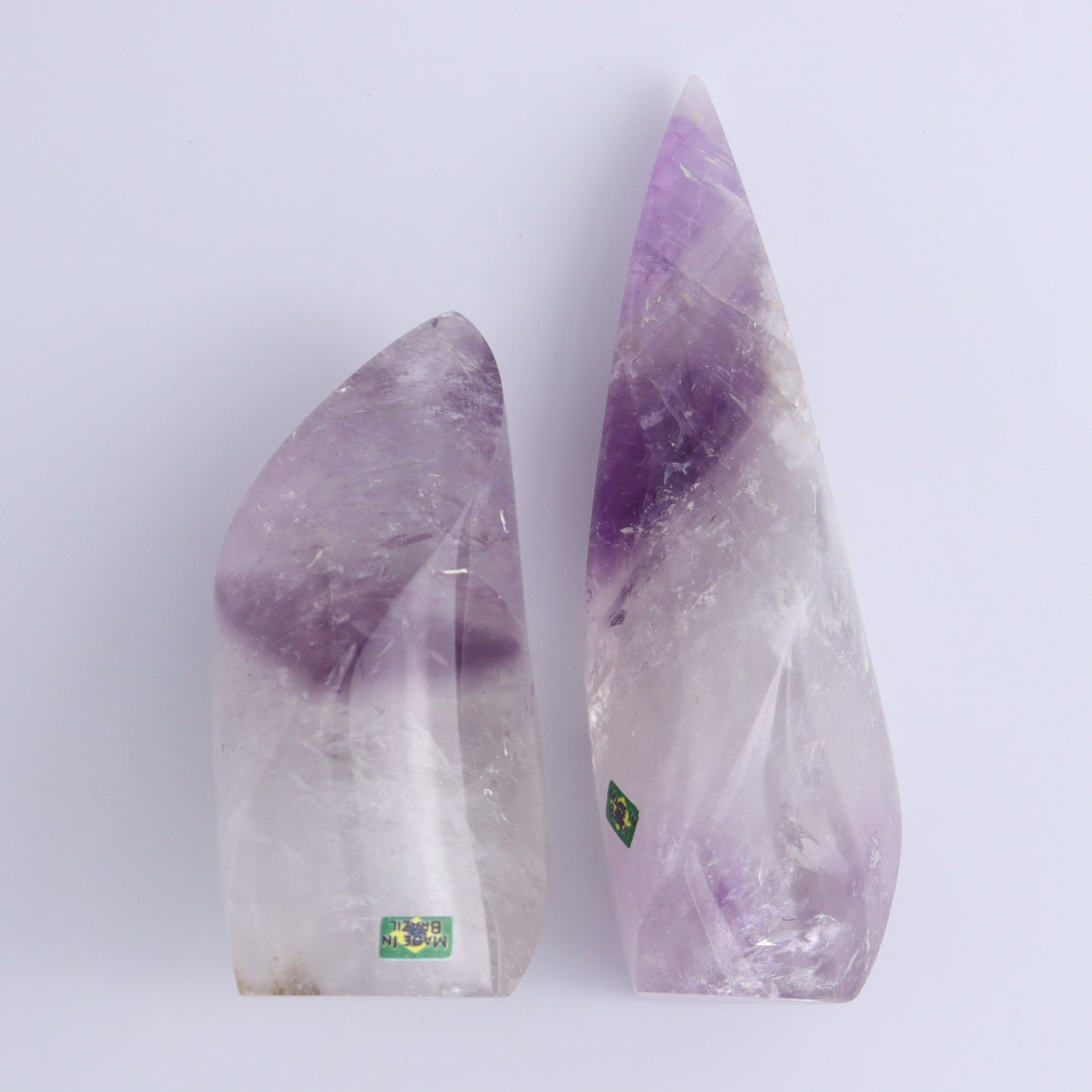 Imperfect Amethyst Flames Set of 6 - Expert Wholesale and Supplier of Wholesale Crystals & Bulk Gemstones, ["Amethyst","Brazil","close_30","flames"]