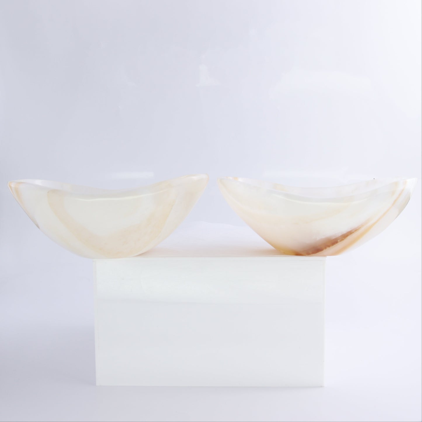 One Mexican Onyx/Calcite White Small Oval Bowl - Expert Wholesale and Supplier of Wholesale Crystals & Bulk Gemstones, ["bowl","Bowls","Calcite","Catalog Onyx","Decorative Dish","Mexico","onyx"]