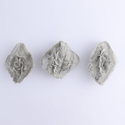 Selenite Clusters Set of 12