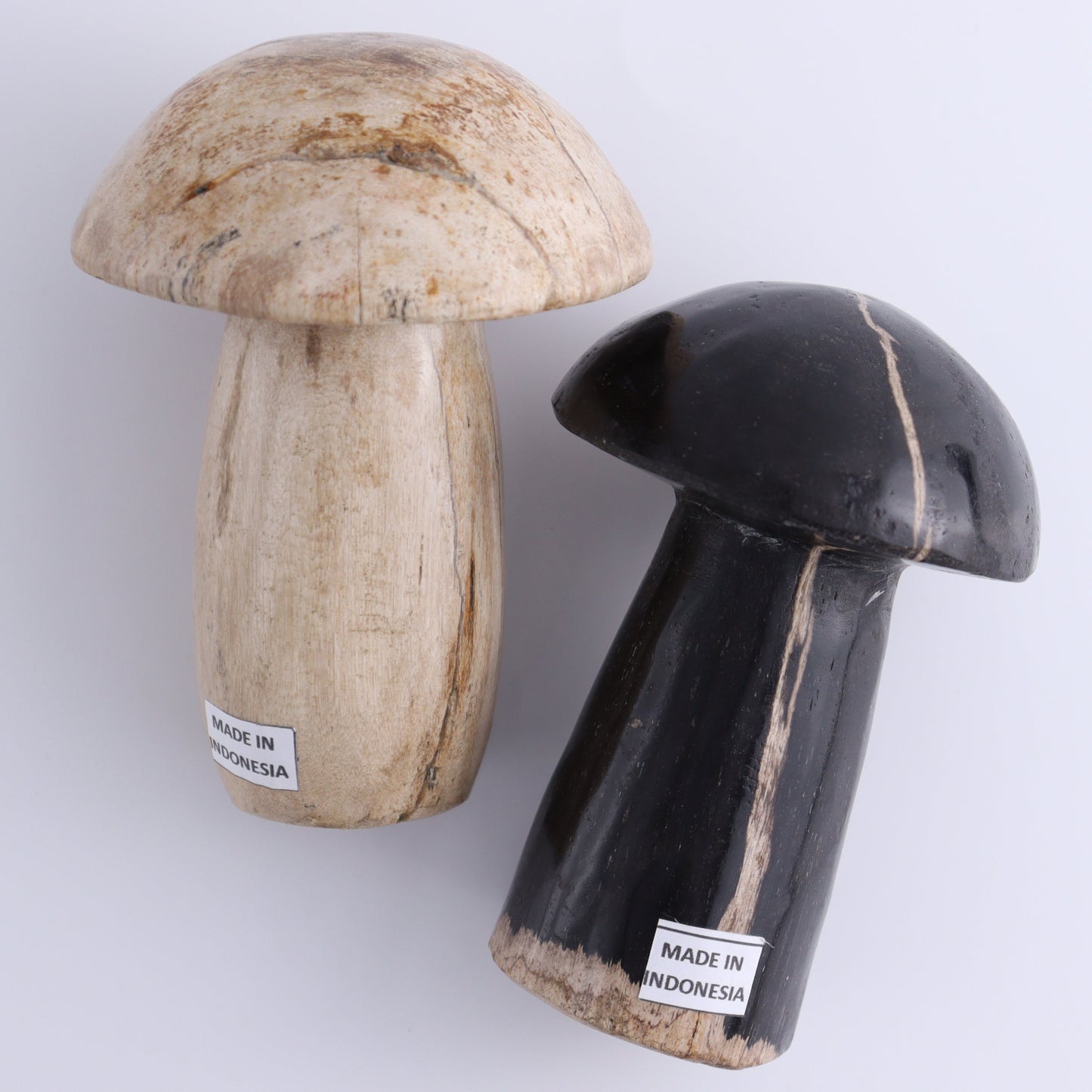 Petrified Wood Mushrooms Set of 4 - Expert Wholesale and Supplier of Wholesale Crystals & Bulk Gemstones, ["Indonesia","Mushrooms","Petrified Wood"]