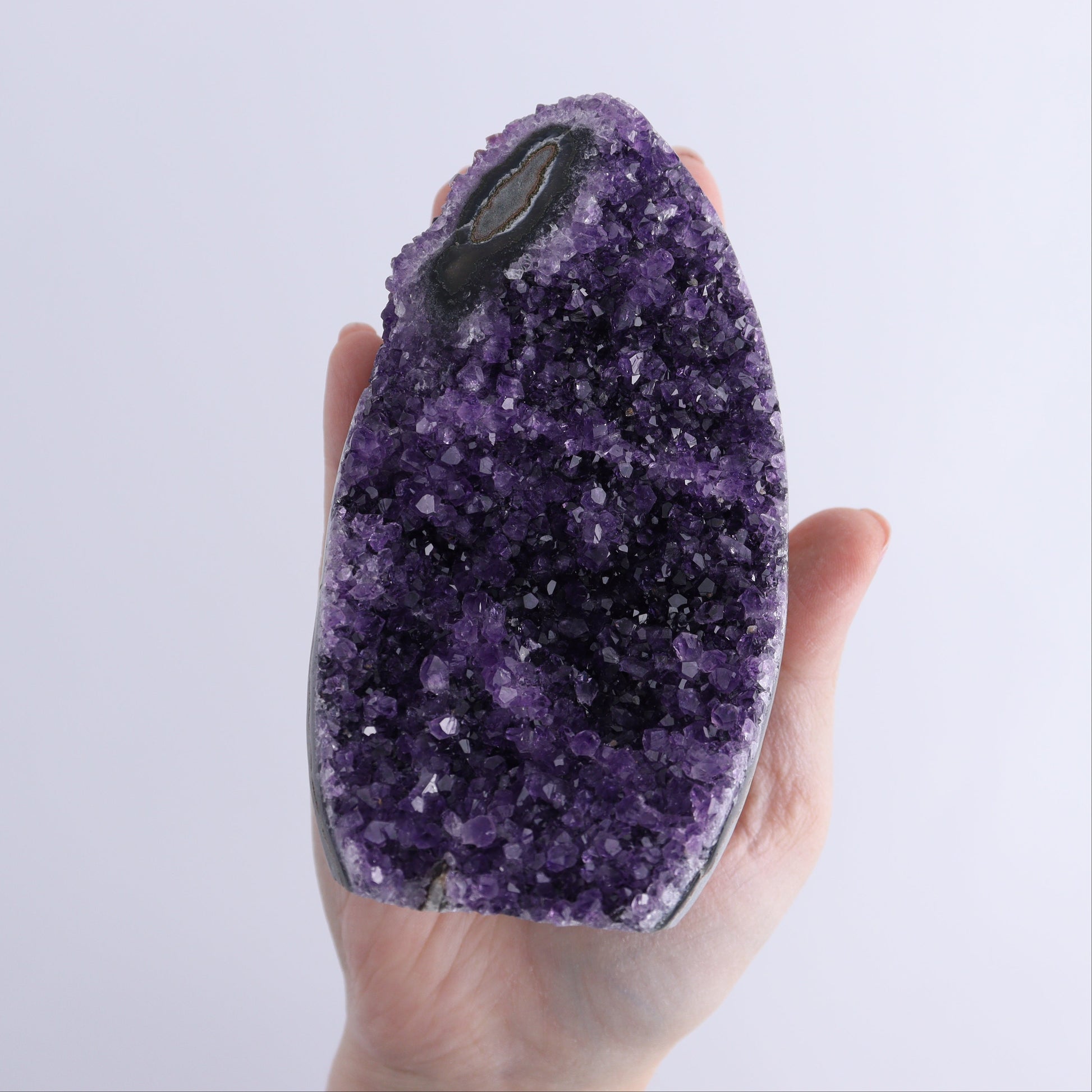 Uruguay Amethyst Cut Base Set of 3 - Expert Wholesale and Supplier of Wholesale Crystals & Bulk Gemstones, ["Amethyst","Cut Base","Uruguay"]