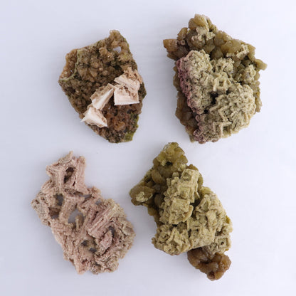 Halite on Trona from Owens Lake Set of 4