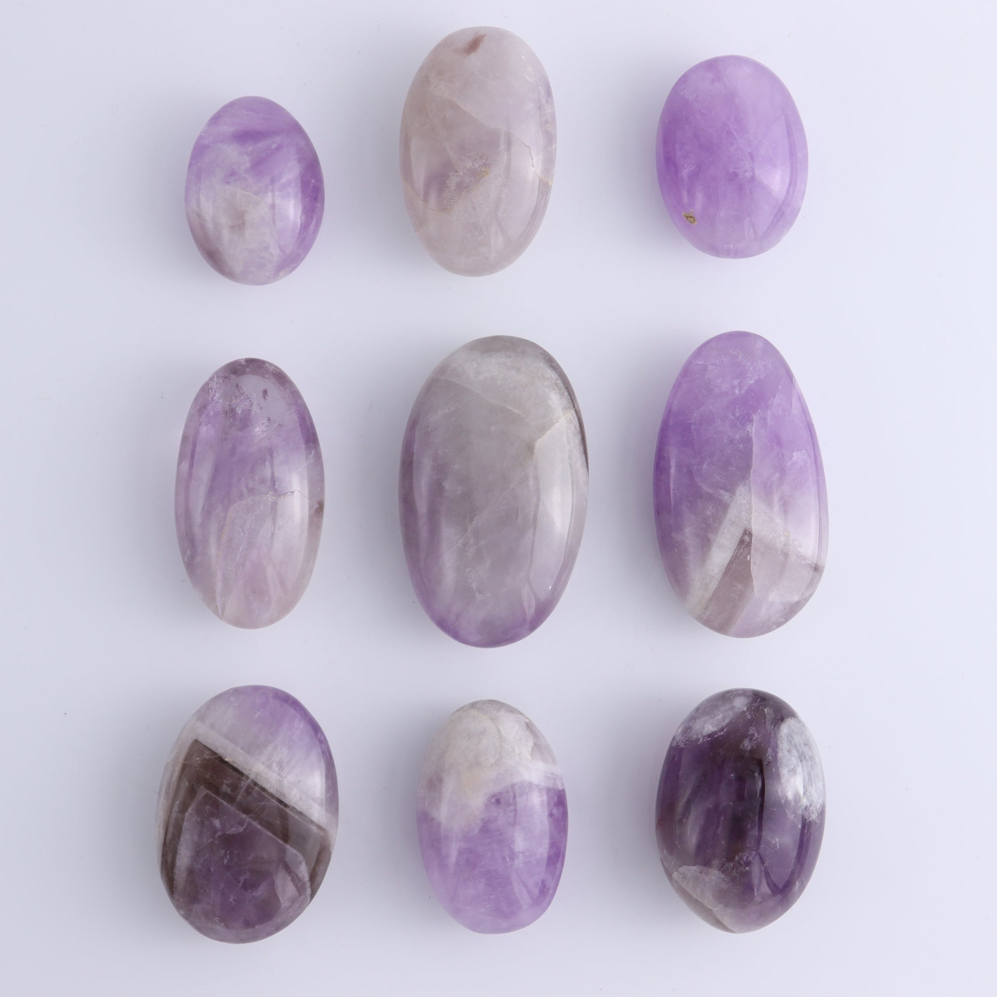 Amethyst Palm Stones 1 kg Set - Expert Wholesale and Supplier of Wholesale Crystals & Bulk Gemstones, ["Amethyst","Madagascar","Palm Stones"]