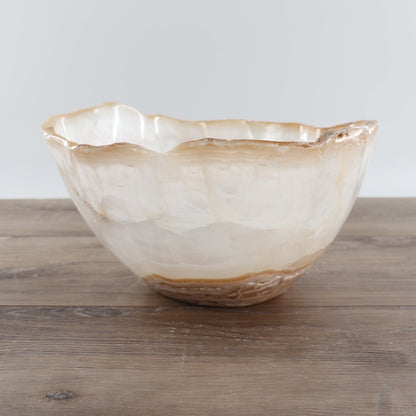 Mexican Onyx/Calcite Bowl 12"