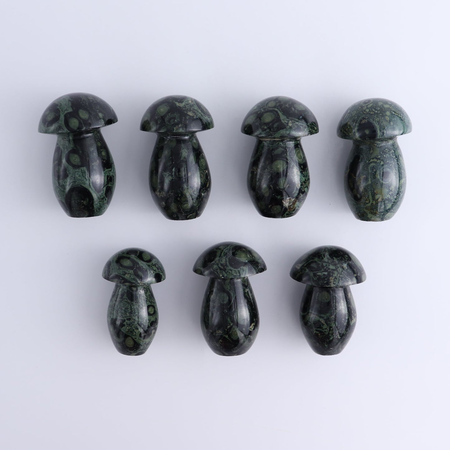 Kambaba Jasper Mushrooms Set of 7