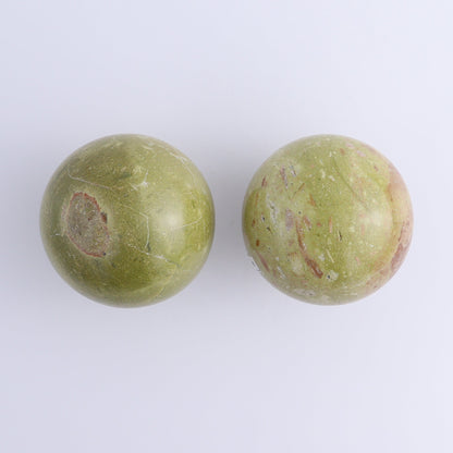 Green Opal Spheres Set of 5 - Expert Wholesale and Supplier of Wholesale Crystals & Bulk Gemstones, ["green opal","Spheres"]