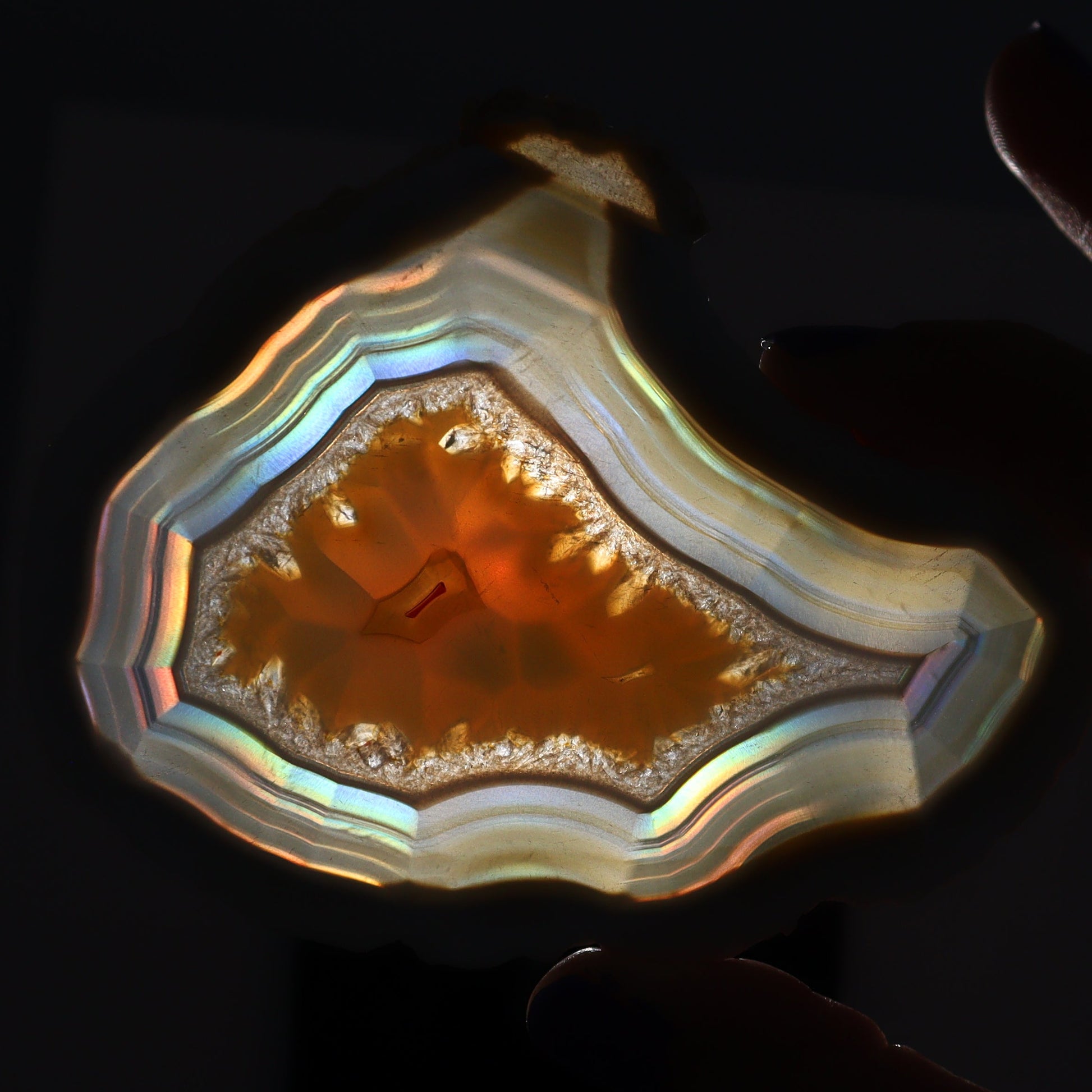 Iris Agate Slices Set of 6 - Expert Wholesale and Supplier of Wholesale Crystals & Bulk Gemstones, ["Agate","Iris Agate","Slices and Slabs"]