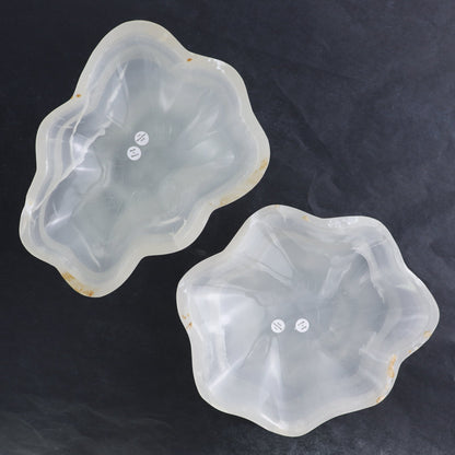 One Bowl Mexican Onyx/Calcite Wide White