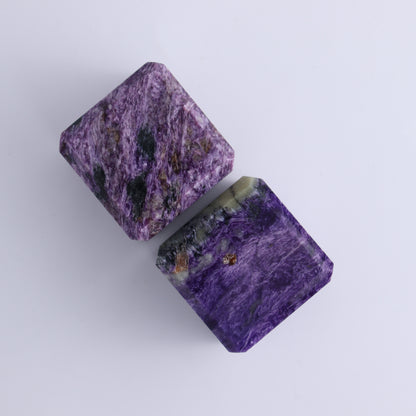 Charoite Cubes Set of 4 - Expert Wholesale and Supplier of Wholesale Crystals & Bulk Gemstones, ["Charoite","Cubes","Russia"]