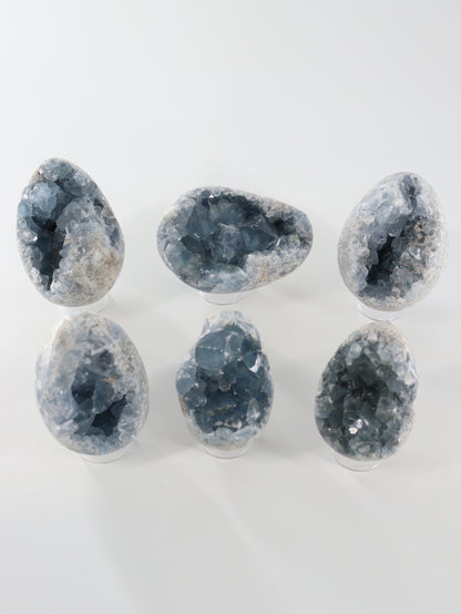 Celestite Eggs Set of 6 - Expert Wholesale and Supplier of Wholesale Crystals & Bulk Gemstones, []