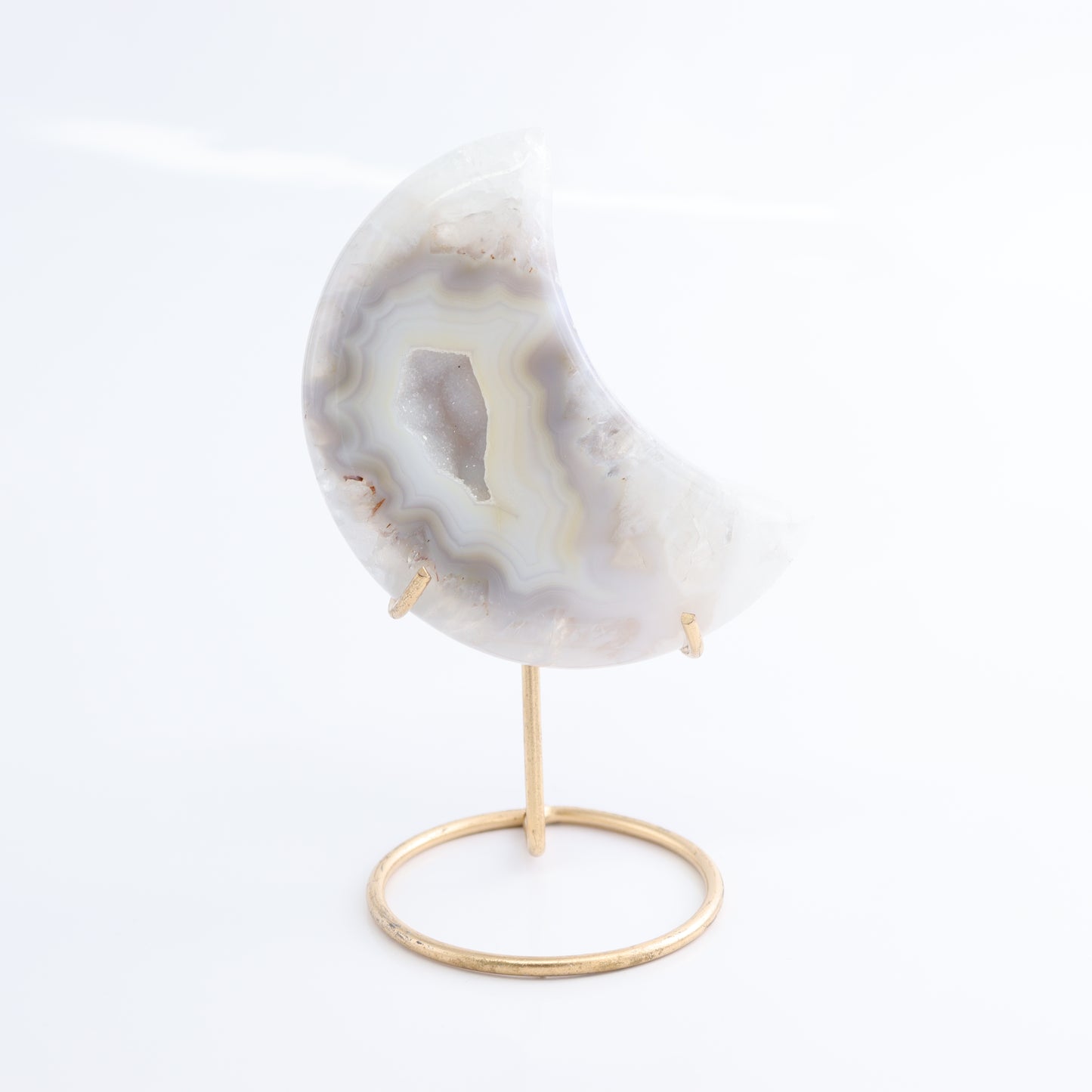 Agate Moons with Stand Set of 5 - Expert Wholesale and Supplier of Wholesale Crystals & Bulk Gemstones, ["Agate","Brazil","moons"]