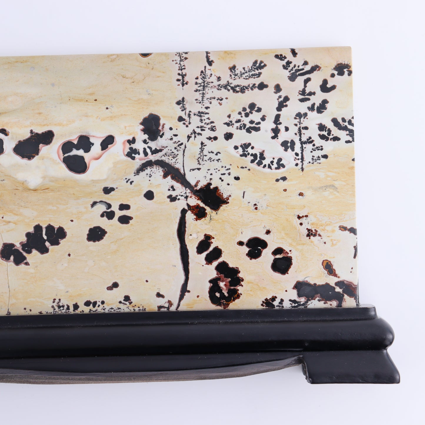 Picture Jasper Slab on Wooden Stand - Expert Wholesale and Supplier of Wholesale Crystals & Bulk Gemstones, ["China","Picture Jasper","Slices and Slabs"]