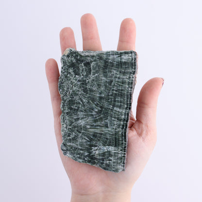 Seraphinite Slices Set of 6 - Expert Wholesale and Supplier of Wholesale Crystals & Bulk Gemstones, ["Russia","Seraphinite","Slices and Slabs"]