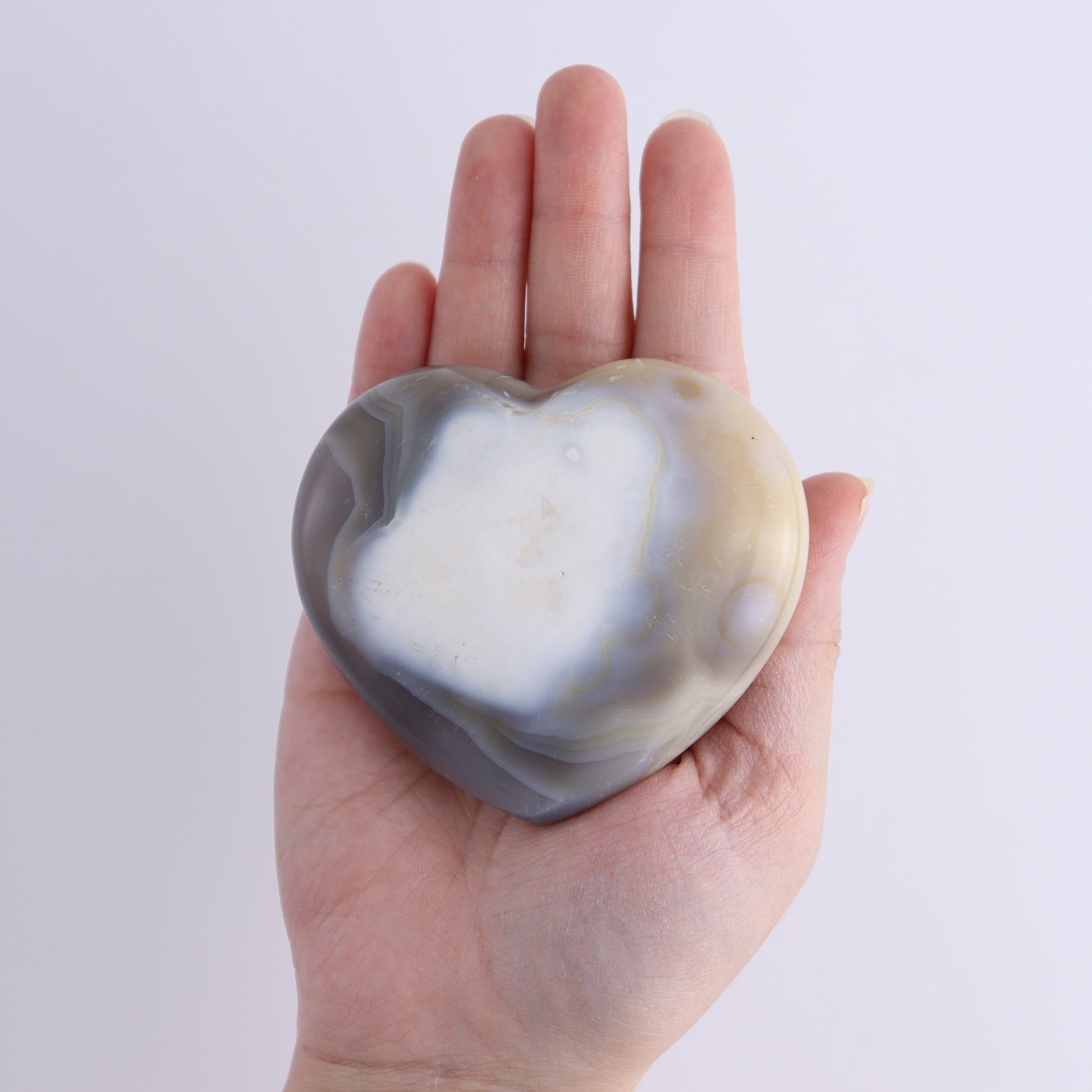 Orca Agate Hearts Set of 6 - Expert Wholesale and Supplier of Wholesale Crystals & Bulk Gemstones, ["close_30","Hearts","Madagascar","Orca Agate"]