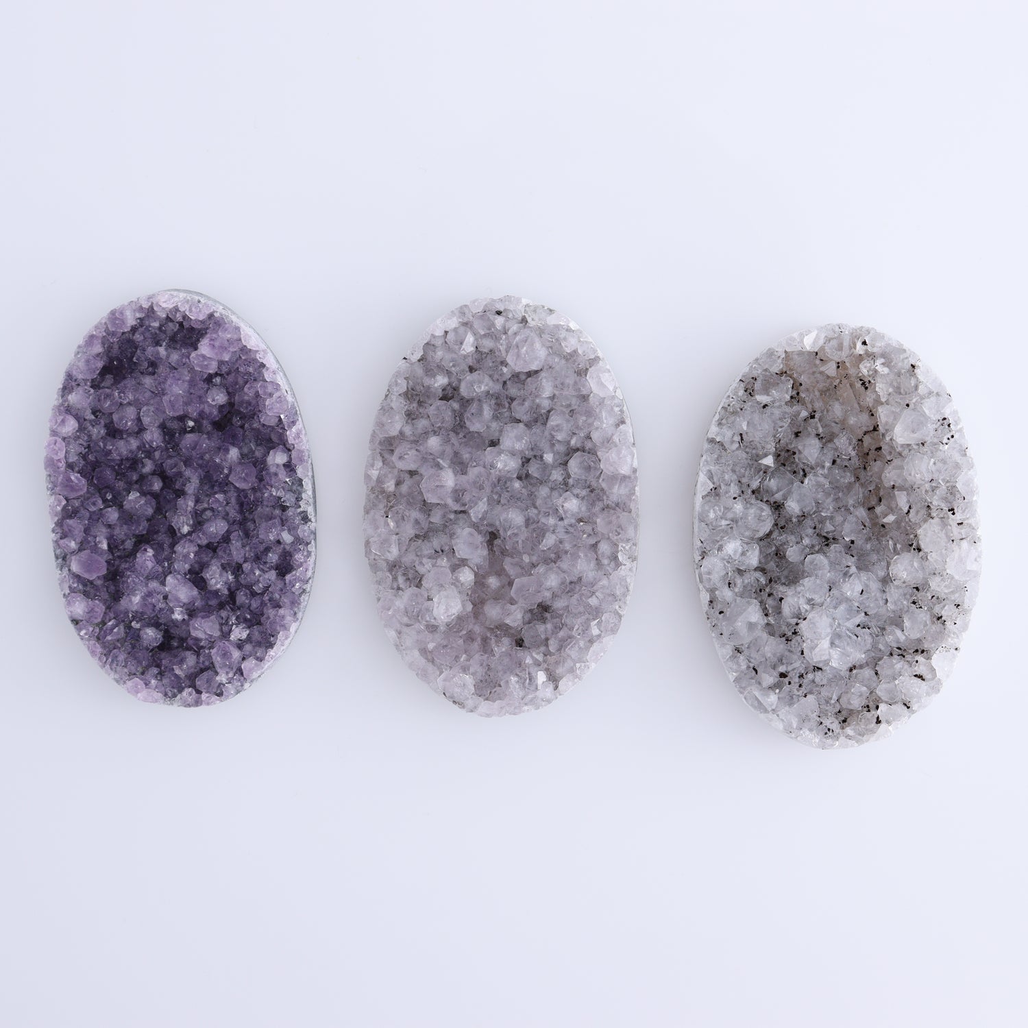 Uruguay Amethyst Cabs Set of 3 - Expert Wholesale and Supplier of Wholesale Crystals & Bulk Gemstones, ["Amethyst","Cabs","close_50","Uruguay"]
