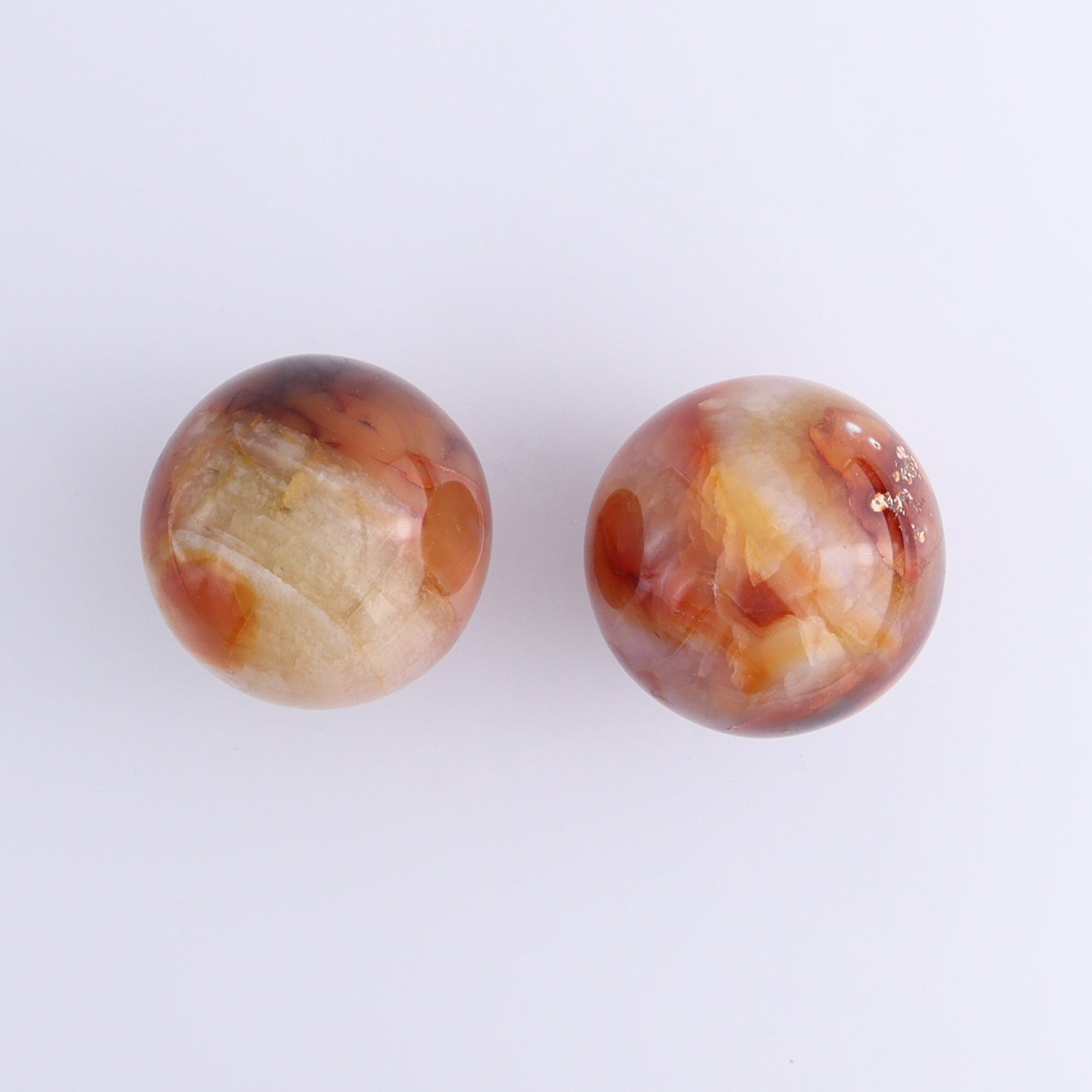 Carnelian Spheres Set of 8 - Expert Wholesale and Supplier of Wholesale Crystals & Bulk Gemstones, ["carnelian","Madagascar","Spheres"]