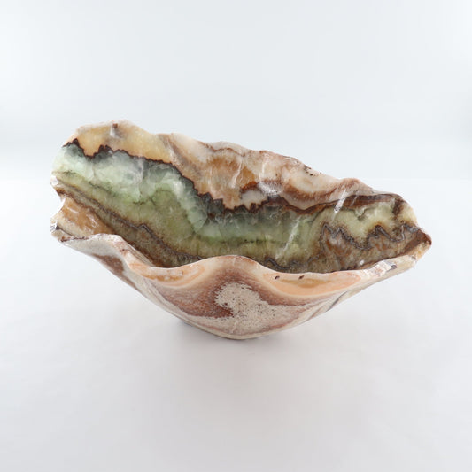 Mexican Onyx/Calcite Bowl 21" - Expert Wholesale and Supplier of Wholesale Crystals & Bulk Gemstones, ["Bowls","Calcite","Mexico","onyx"]