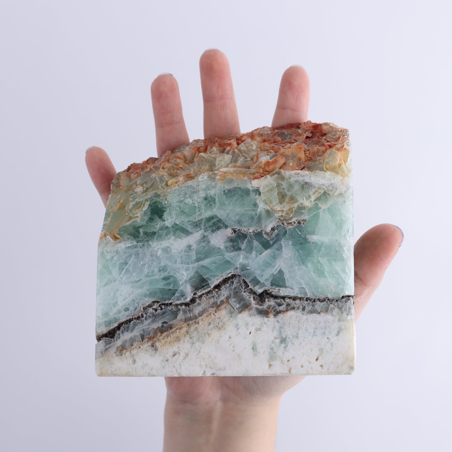 Fluorite Face Polished Set of 3 - Expert Wholesale and Supplier of Wholesale Crystals & Bulk Gemstones, ["Face Polished","Fluorite","Mexico"]