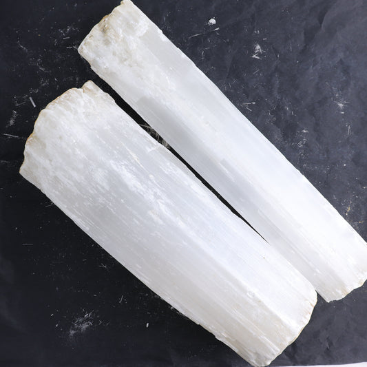 Selenite Logs Set of 2 - Expert Wholesale and Supplier of Wholesale Crystals & Bulk Gemstones, ["logs","selenite"]